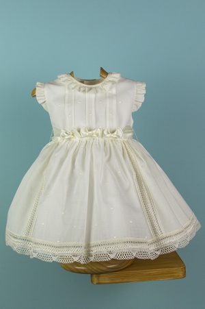 Vestido niña 423 plumeti batista